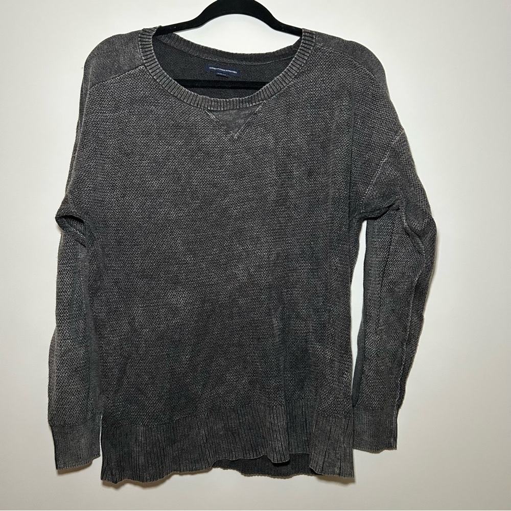 American Eagle Washed Gray Sweater Size XL